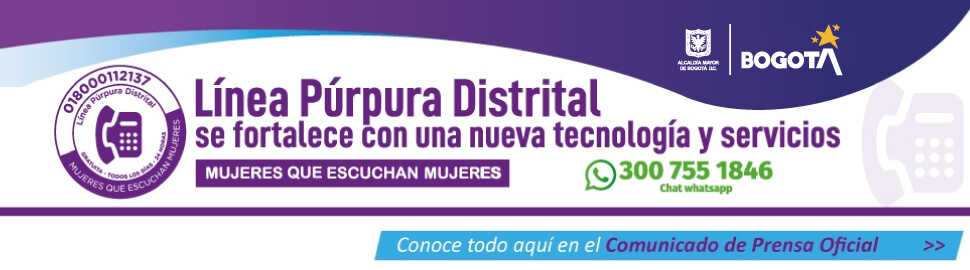 Banner de la línea púrpura distrital