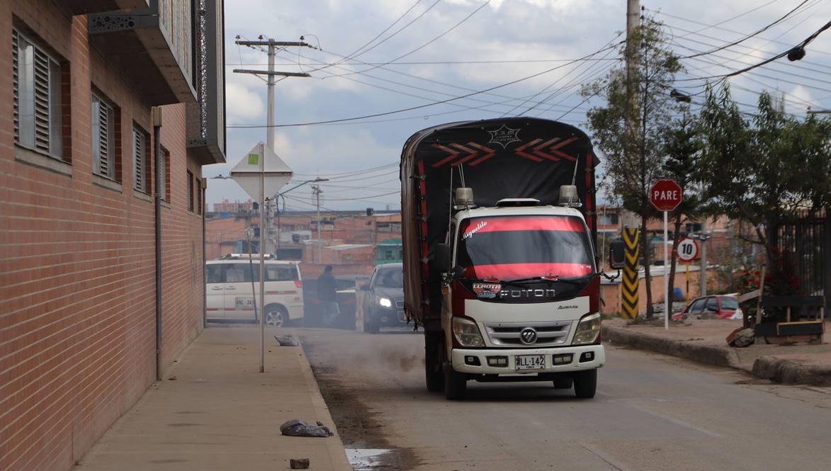 Camión transitando