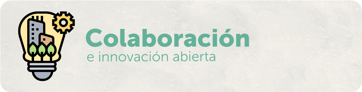 Banner Colaboración e innovación abierta con la participación ciudadana