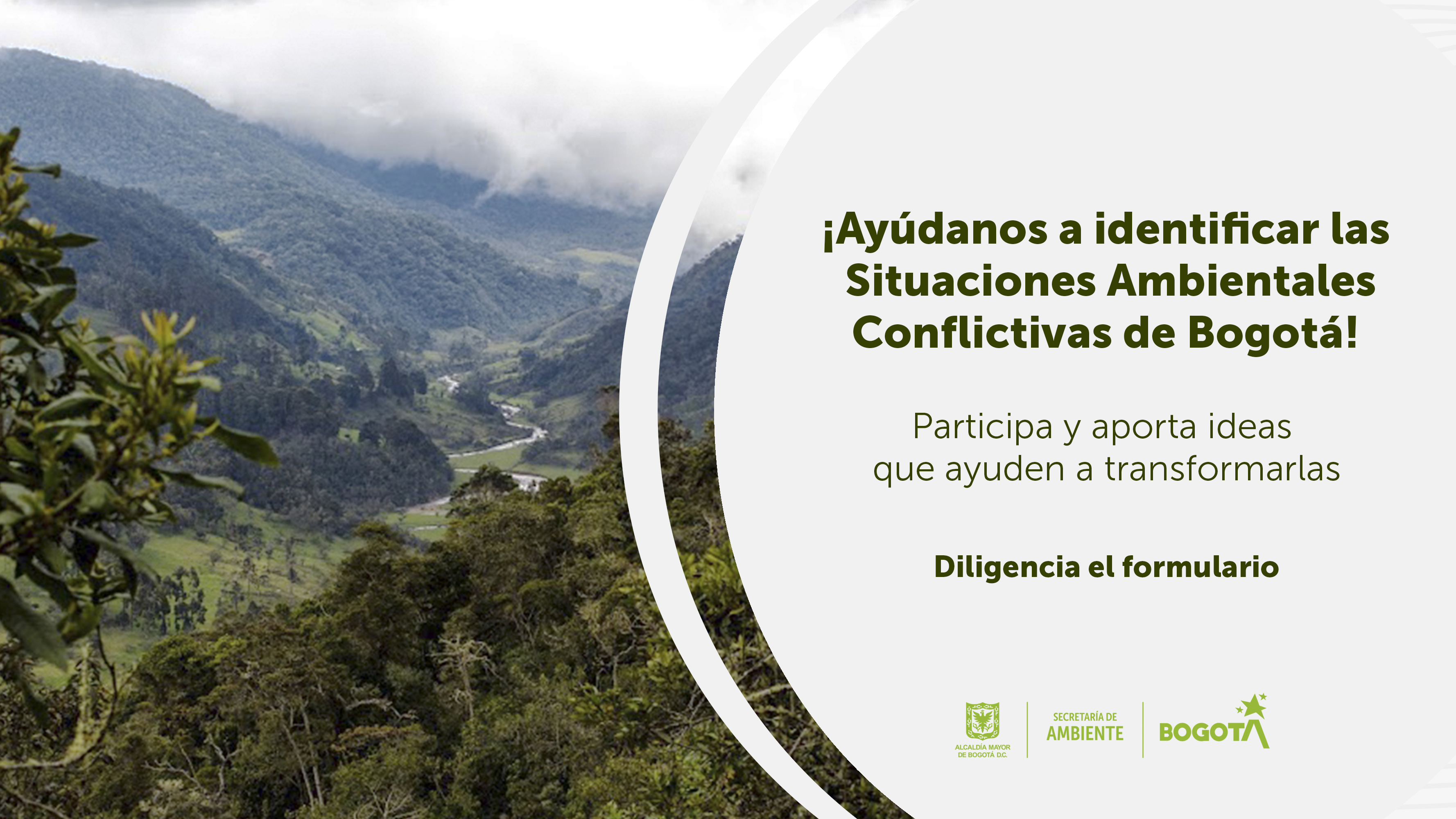 Banner para diligenciar el formulario situaciones ambientales conflictivas